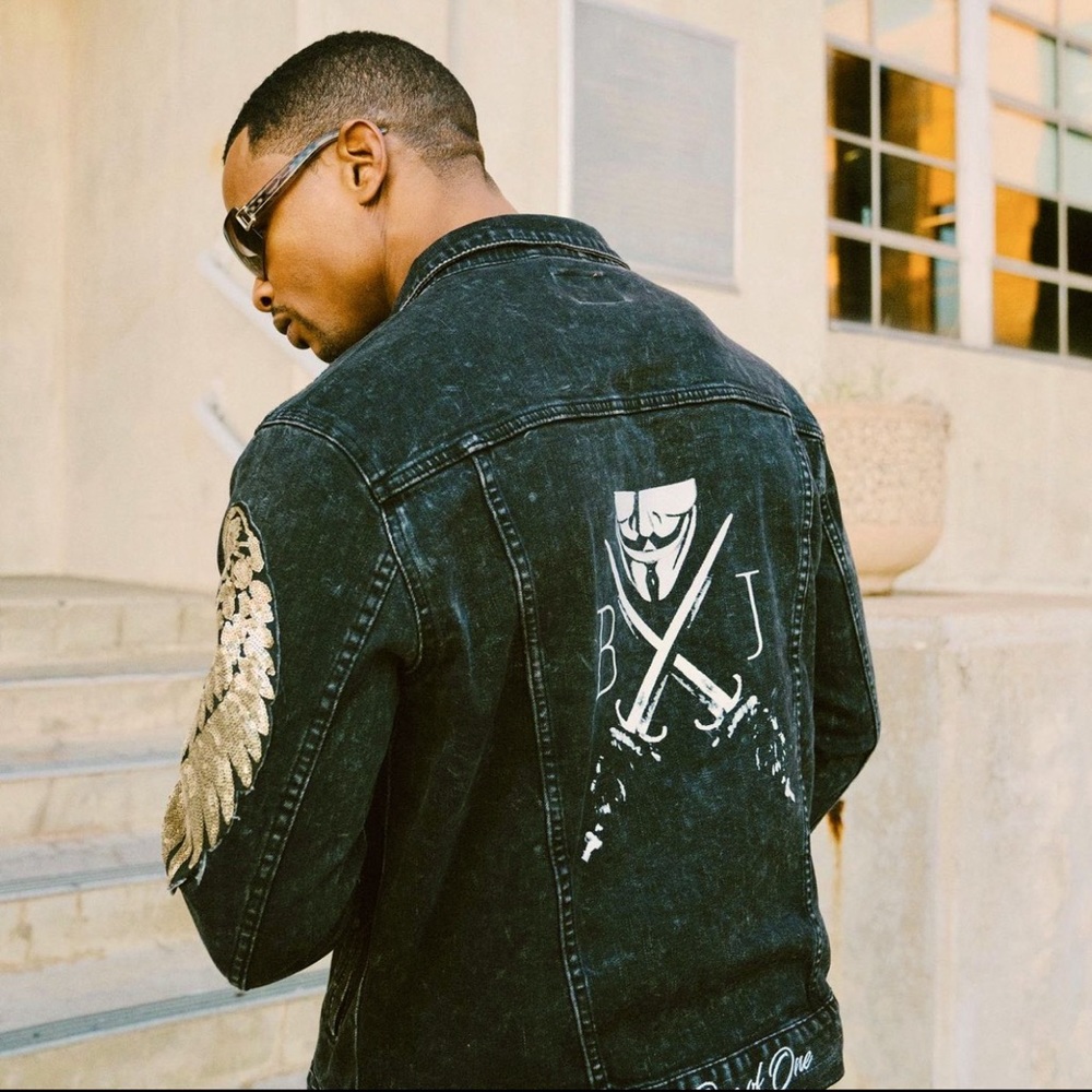 Unisex Black Jean Jacket